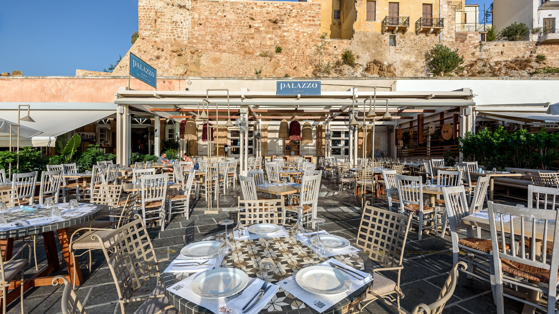 outdoors at palazzo